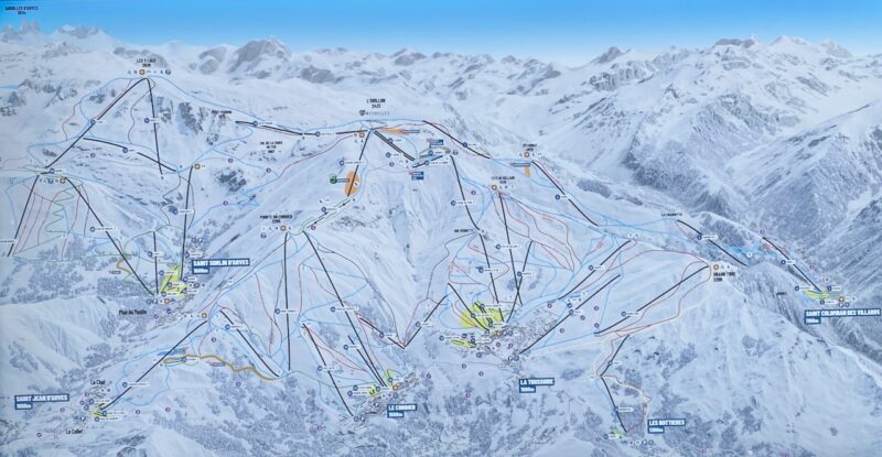 Les Sybelles, France. Image © PlanetSKI.